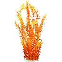 FurPaw Decoración Acuario- Plantas Degradado Artificiales Pecera Ornamento Césped Plástico No Tóxica para Tanque…
